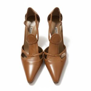 Vintage Manolo Blahnik Tan Leather Heels